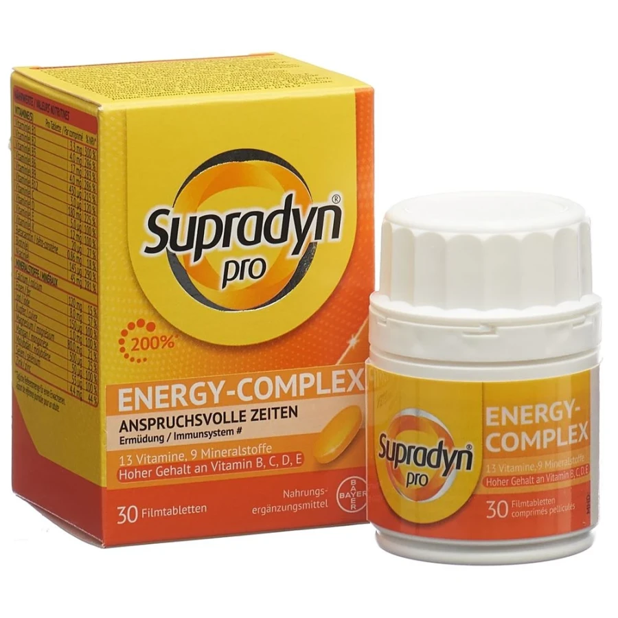 SUPRADYN pro energy-complex Filmtabletten 30 Stk SUPRADYN pro energy-complex Filmtabletten 30 Stk