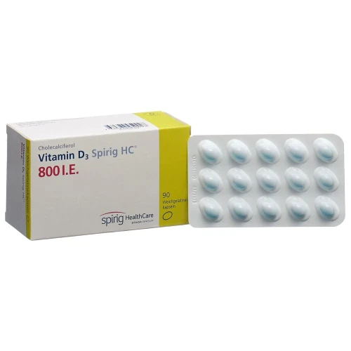 VITAMIN D3 Spirig HC Weichkaps 800 IE 90 Stk