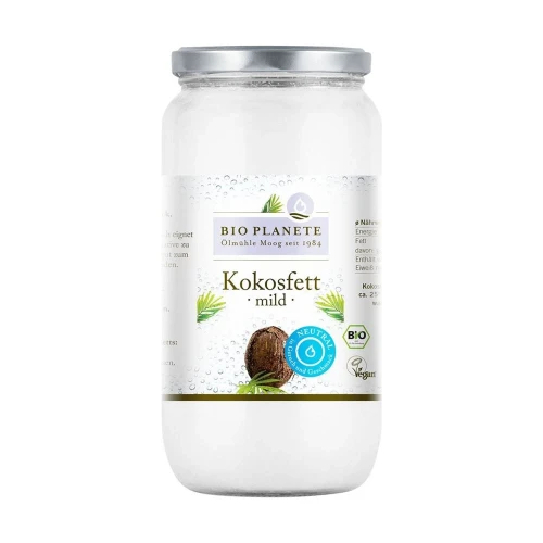 BIO PLANETE Kokosfett mild gedämpft neu Fl 950 ml