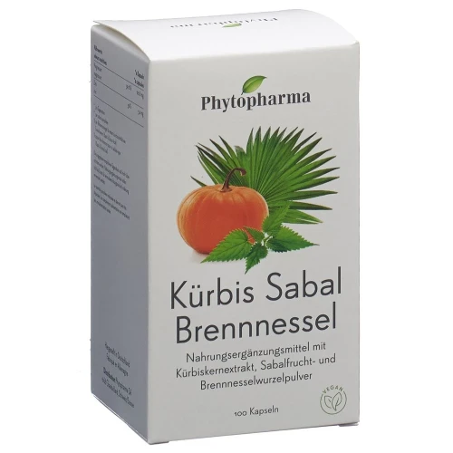 PHYTOPHARMA Kürbis Sabal Brennnessel Kaps 100 Stk