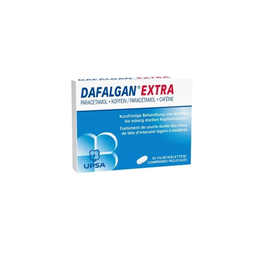 DAFALGAN EXTRA Filmtabl 500/65 mg 10 Stk