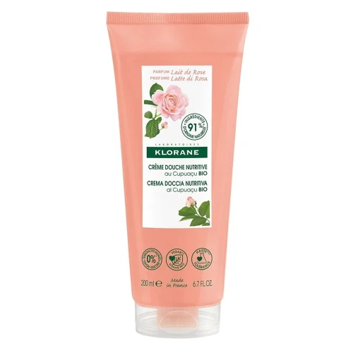 KLORANE Duschcreme Rosenmilch 200 ml