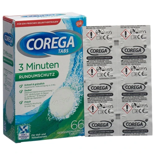 COREGA 3Min Cleanser Tabs 66 Stk