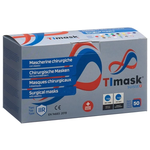 TIMASK Einweg-Medizinmaske Typ IIR Elegance 50 Stk