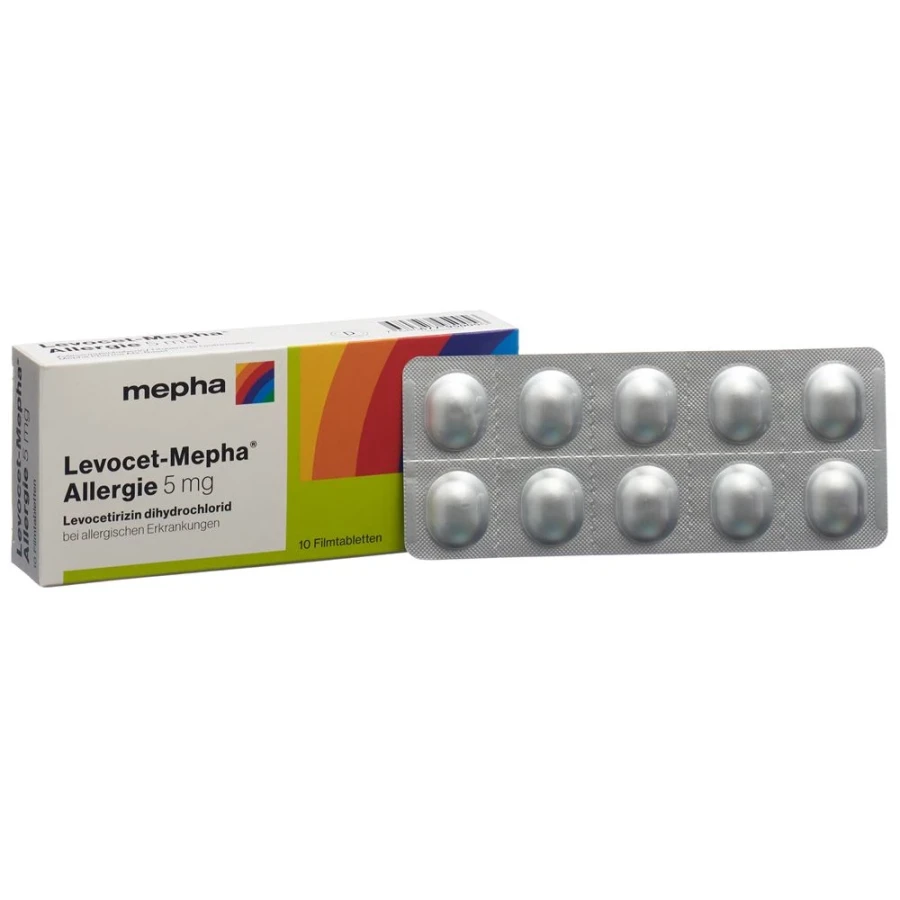 LEVOCET Mepha Allergie Filmtabl 5 mg 10 Stk LEVOCET Mepha Allergie Filmtabl 5 mg 10 Stk