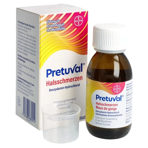PRETUVAL Halsschmerzen Lös Fl 100 ml