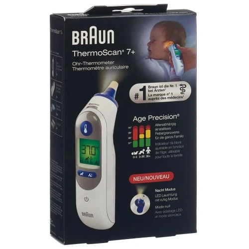 BRAUN ThermoScan 7 + IRT 6525 m AgePrecision Nacht