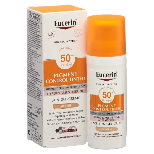 EUCERIN SUN Fa Pig Con Gel-Cr me LSF50+ 50 ml