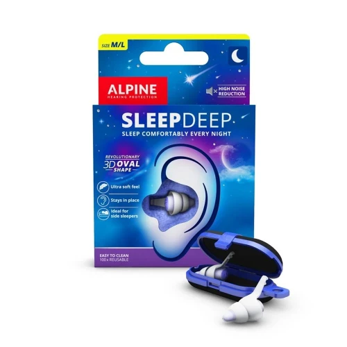 ALPINE Gehörschutzstöpsel M/L SleepDeep 1 Paar