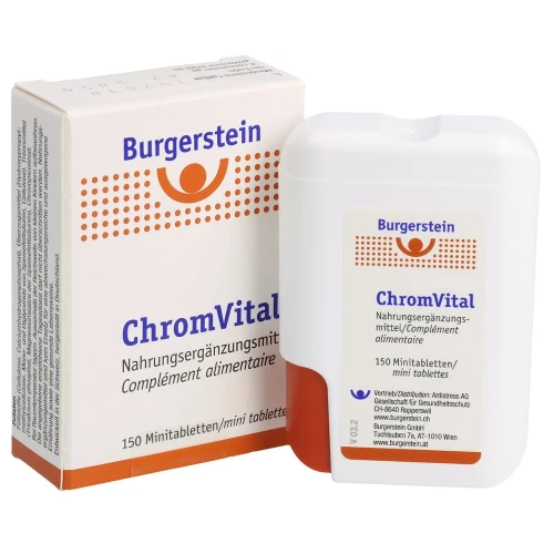 BURGERSTEIN Chromvital Tabl Disp 150 Stk