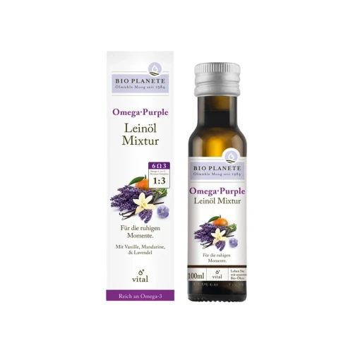 BIO PLANETE Omega Purple Leinöl-Mixtur 100 ml