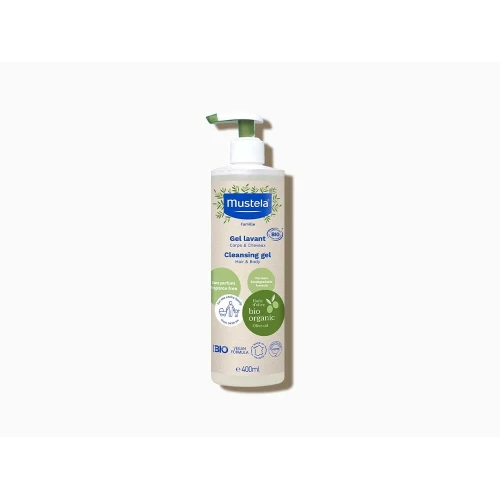MUSTELA BIO Waschgel Haare Körper (neu) Fl 400 ml