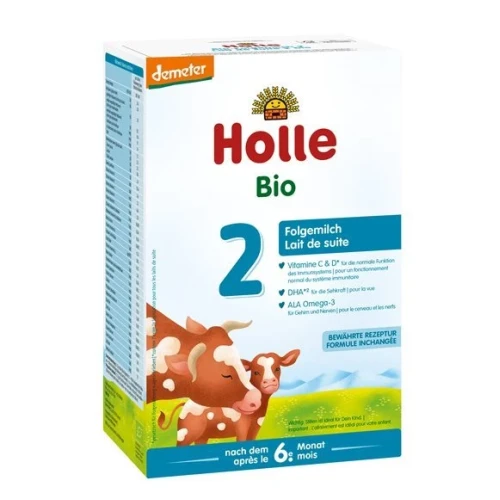 HOLLE Bio-Folgemilch 2 Plv 600 g