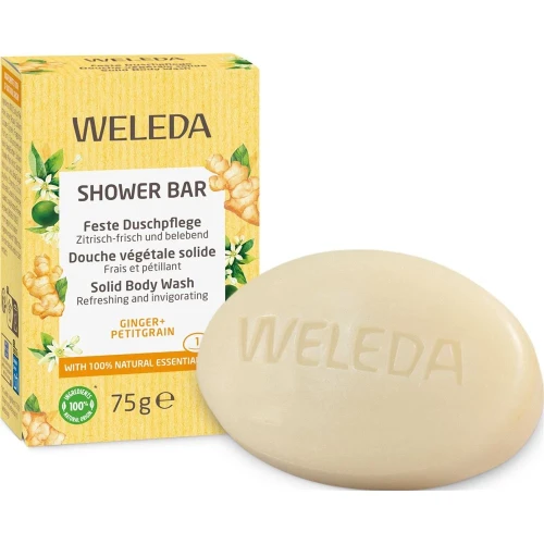 WELEDA Feste Duschpflege Ginger Petitgr 75 g