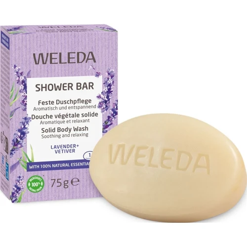 WELEDA Feste Duschpflege Lavender Vetiver 75 g