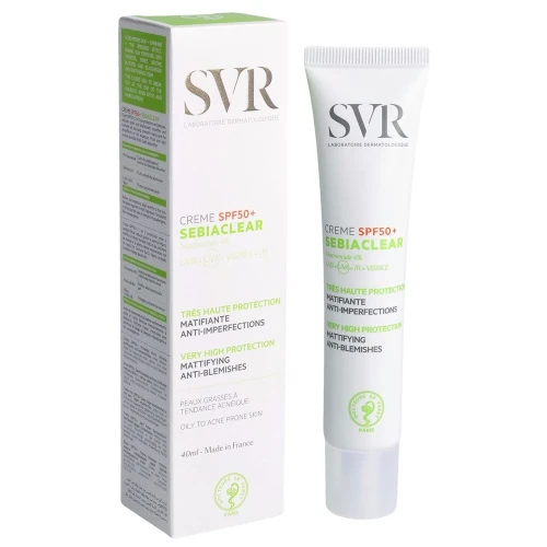 SVR SEBIACLEAR Crème SPF50+ 40 ml