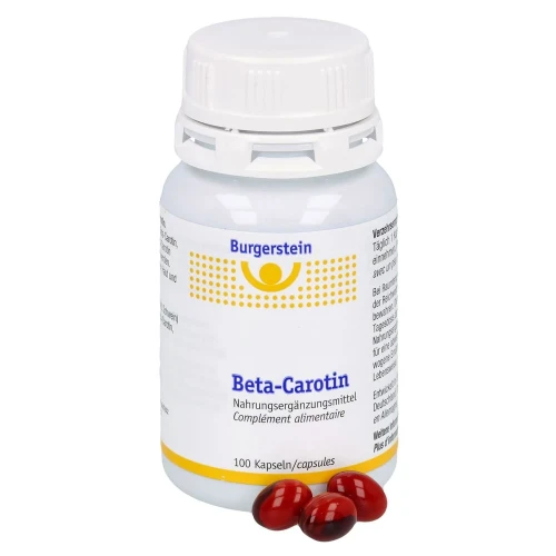BURGERSTEIN Beta-Carotin Kaps Ds 100 Stk