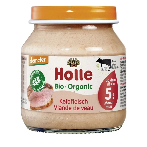 HOLLE Kalbfleisch Glas 125 g