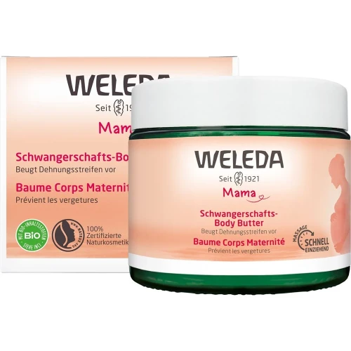 WELEDA MAMA Body Butter Schwangerschaft Glas 150 g