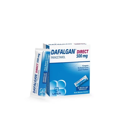DAFALGAN Direct Gran 500 mg Rote Beeren 16 Stk