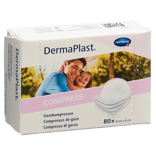 DERMAPLAST Compress 4x6cm Box 80 Stk