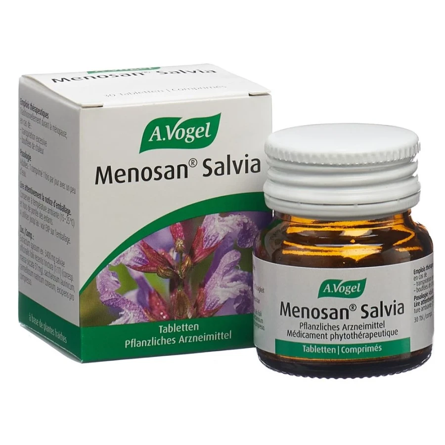 VOGEL Menosan Salvia Tabl Glas 30 Stk VOGEL Menosan Salvia Tabl Glas 30 Stk