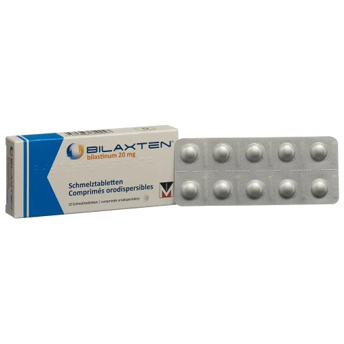 BILAXTEN Schmelztabl 20 mg 10 Stk