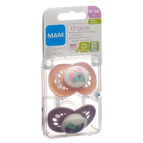 MAM Original Nuggi Silikon 16-36m Girl