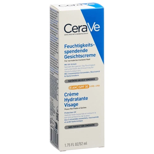 CERAVE Feuchtigkeitsspend Gesichtscr LSF30 52 ml