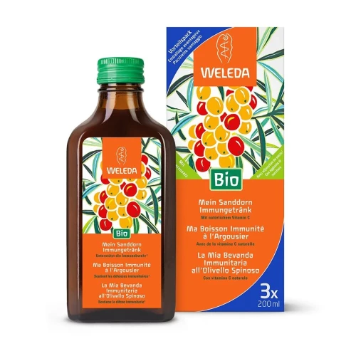 WELEDA Mein Sanddorn Immungetränk Trio 3 x 200 ml