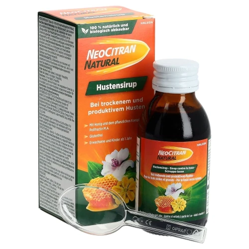 NEOCITRAN Natural Hustensirup Fl 95 ml