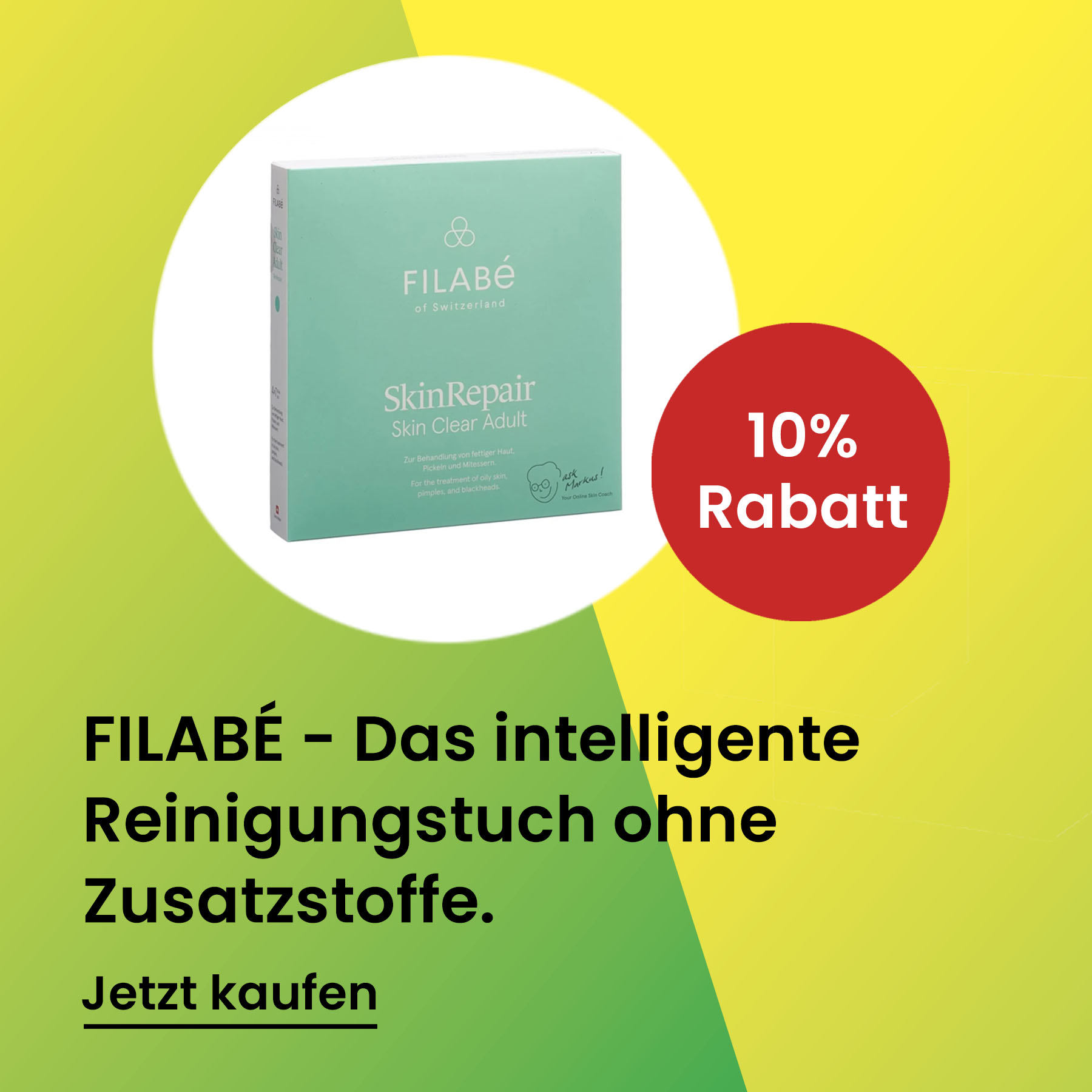 10% Rabatt auf alle Filabé Reinigungstücher