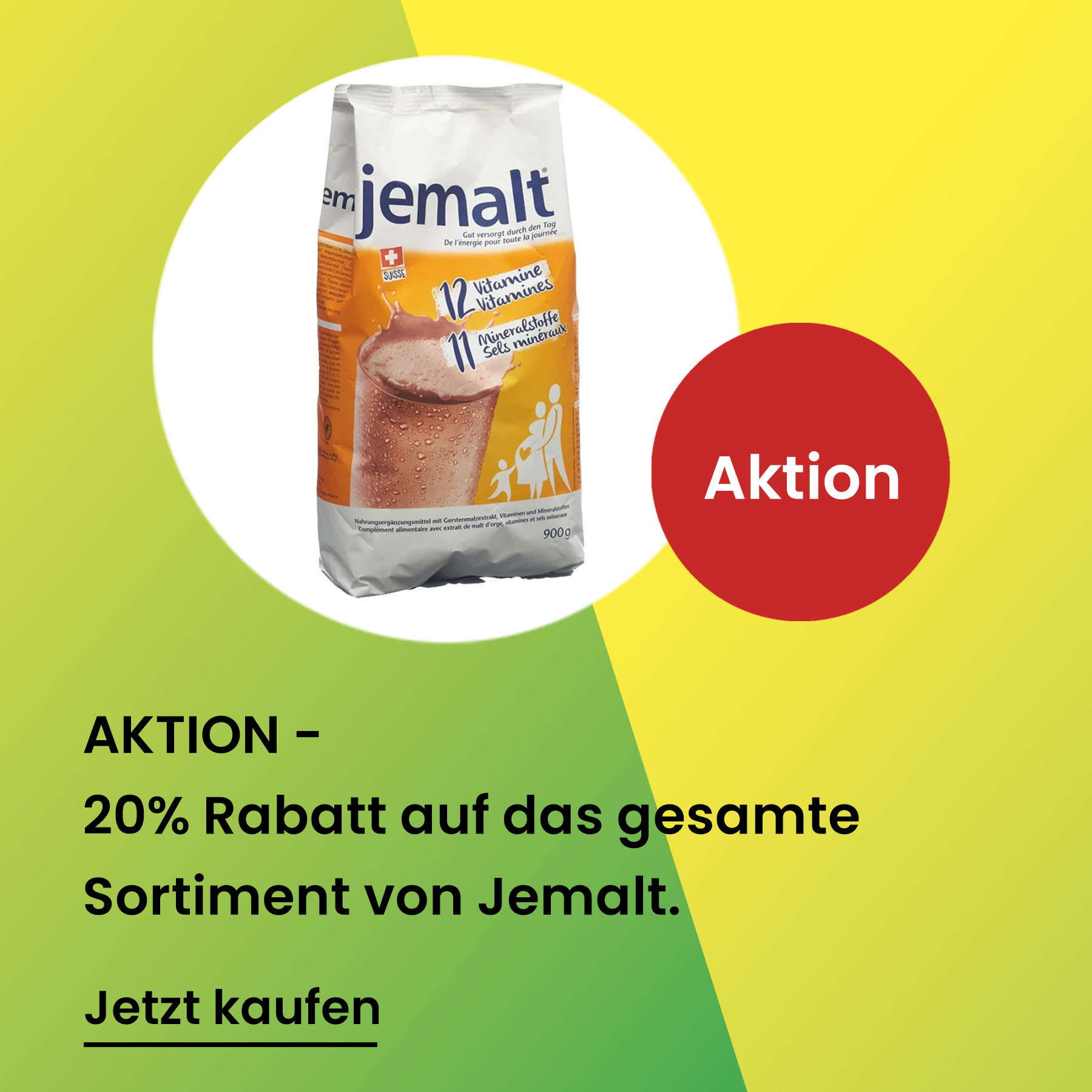 20% Rabatt auf Jemalt